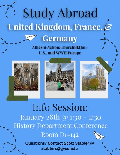 *New Date* Allies in Action: WWII In Europe Faculty-Led Information Session
